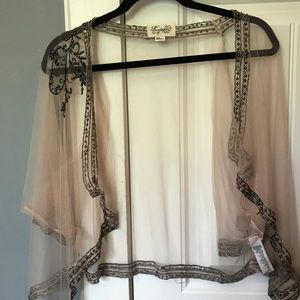 Sheer cardigan
